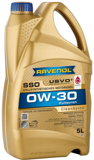 Моторное масло RAVENOL SSO 0W-30