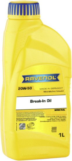 Обкаточное масло RAVENOL Break-In Oil 20W-50