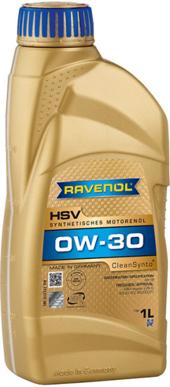 Моторное масло RAVENOL HSV 0W-30