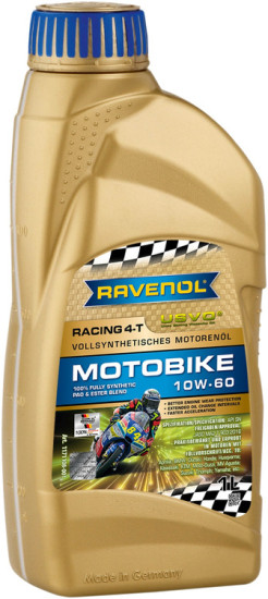 Моторное масло RAVENOL Racing 4-T Motobike 10W-60 USVO
