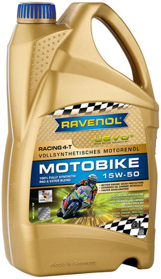Моторное масло RAVENOL Racing 4-T Motobike 15W-50 USVO