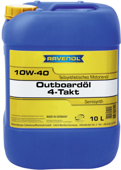 Моторное масло для 4-T лодочных моторов RAVENOL Outboardoel 4T 10W-40