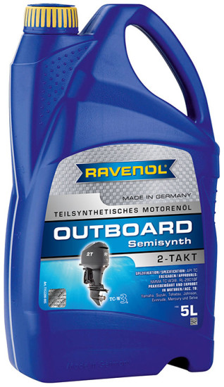 Моторное масло для 2Т лодочных моторов RAVENOL Outboardoel 2T Teilsynth