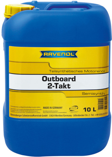 Моторное масло для 2Т лодочных моторов RAVENOL Outboardoel 2T Teilsynth