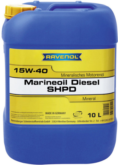Моторное масло RAVENOL Marineoil Diesel SHPD 15W-40