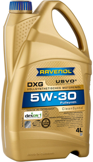 Моторное масло RAVENOL DXG 5W-30