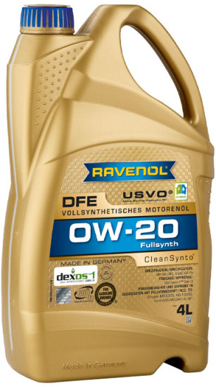 Моторное масло RAVENOL DFE 0W-20
