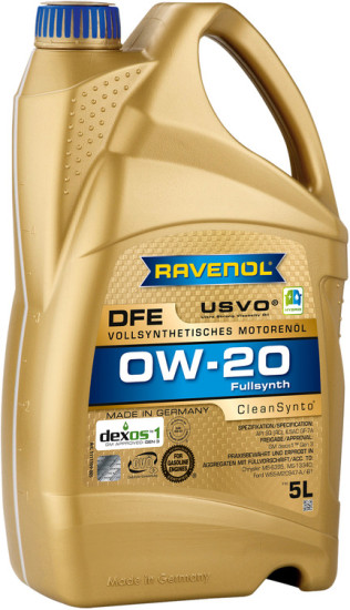 Моторное масло RAVENOL DFE 0W-20
