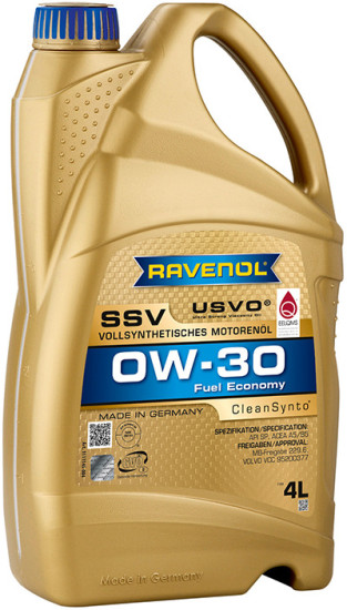 Моторное масло RAVENOL SSV Fuel Economy 0W-30