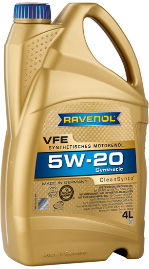 Моторное масло RAVENOL VFE 5W-20
