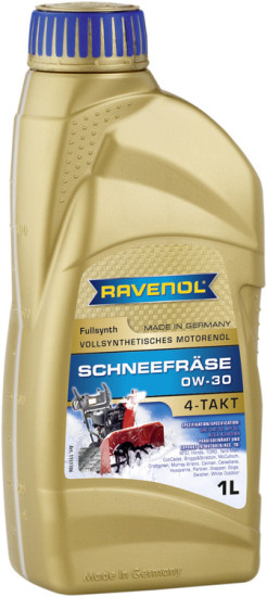 Масло для снегоуборочной техники RAVENOL Schneefraese 4-Takt 0W-30