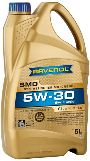 Моторное масло RAVENOL SMO 5W-30