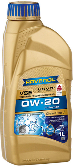 Моторное масло RAVENOL VSE 0W-20