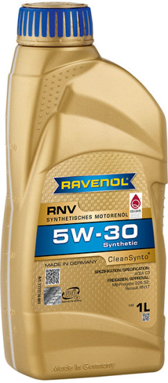 Моторное масло RAVENOL RNV 5W-30