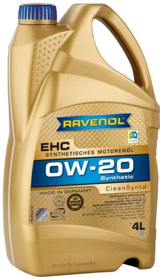 Моторное масло RAVENOL EHC 0W-20