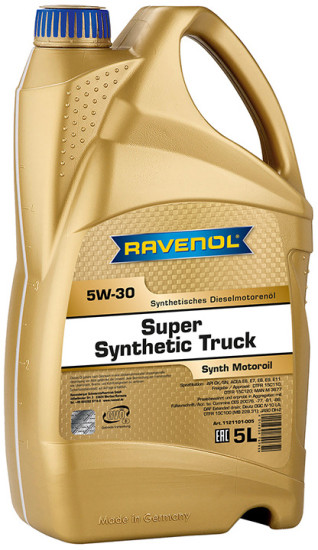 Моторное масло RAVENOL Super Synthetic Truck 5W-30