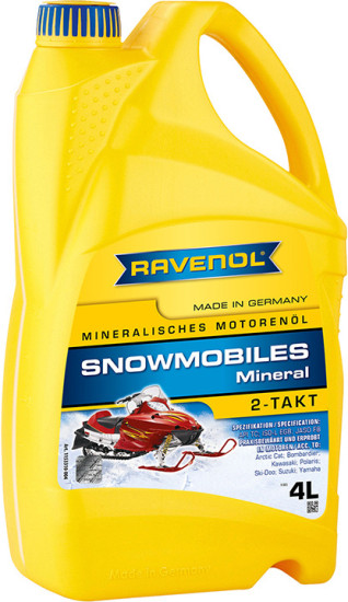 Масло для 2T снегоходов RAVENOL Snowmobiles Mineral 2-Takt