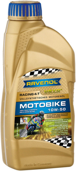 Моторное масло RAVENOL Racing 4-T Motobike 10W-50 USVO