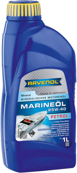 Моторное масло RAVENOL Marineoil PETROL 25W-40 mineral