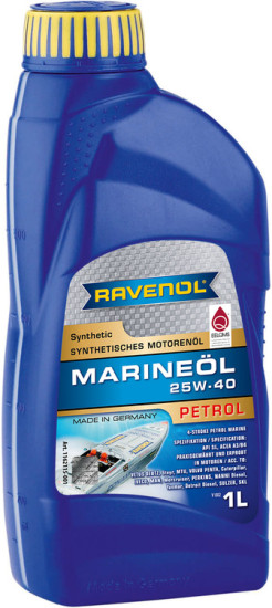 Моторное масло RAVENOL Marineoil PETROL 25W-40 Synthetic