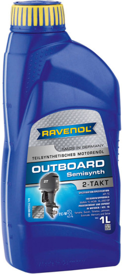 Моторное масло для 2Т лодочных моторов RAVENOL Outboardoel 2T Teilsynth