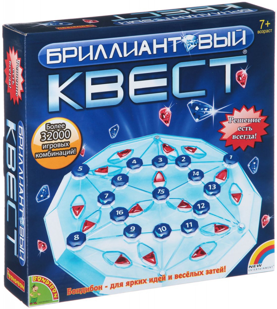 Игра настольная «Бриллиантовый квест» | Настольные игры | Bondibon