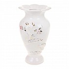 Ваза форма «Мак» лепка белая