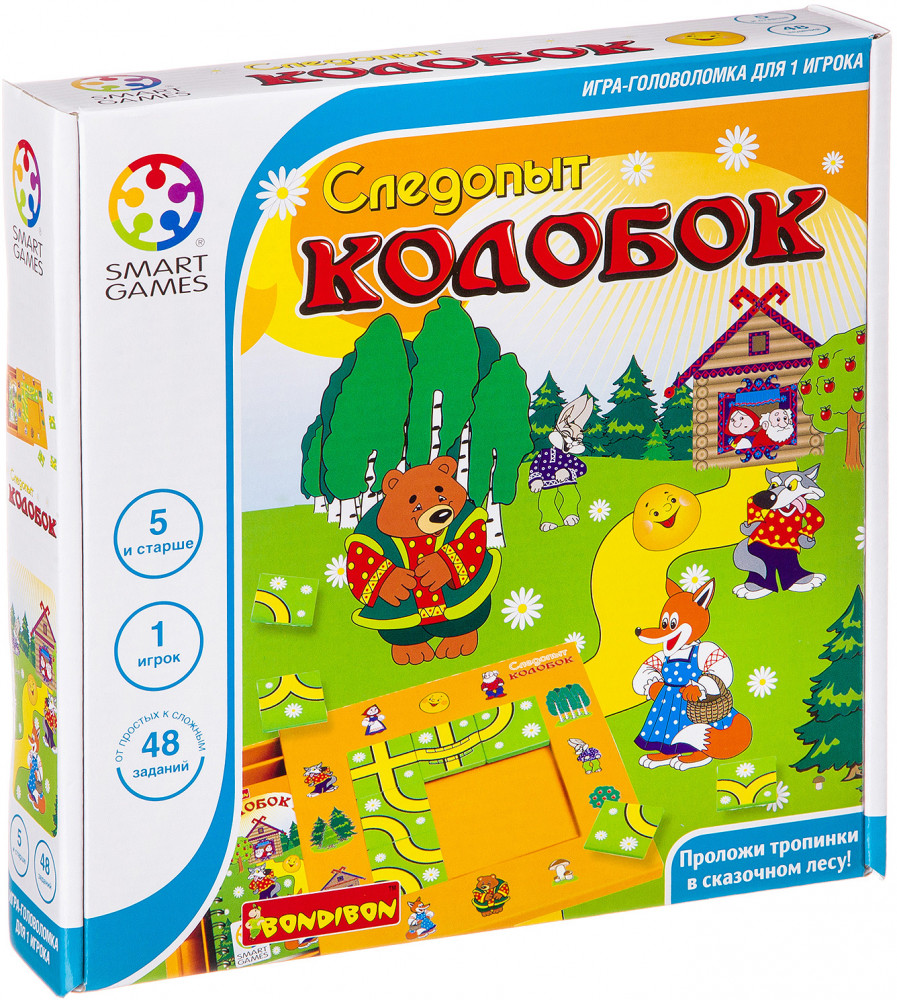 Игра логическая «Следопыт Колобок» | Smart games | Bondibon