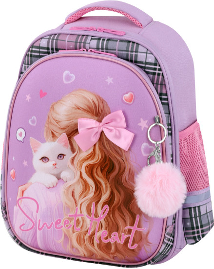 Ранец STABLE, 2 отделения, «Trendy girl», нашивка, 36х28х16 см, 274388