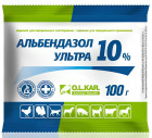 Антигельминтное средство для животных и птиц «Альбендазол Ультра 10%»