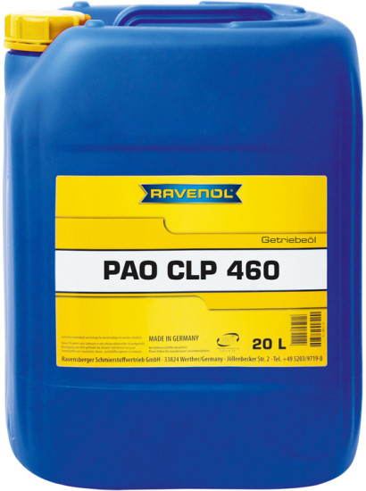 Трансмиссионное масло RAVENOL Getriebeoel PAO CLP 460