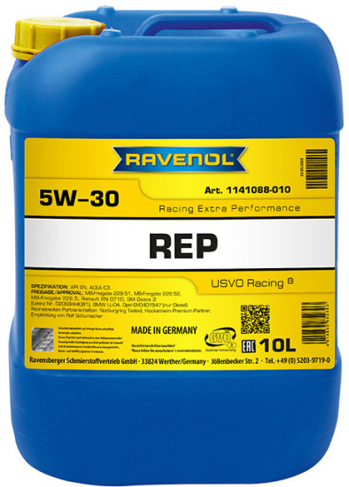Моторное масло гоночное RAVENOL REP Racing Extra Performance 5W-30