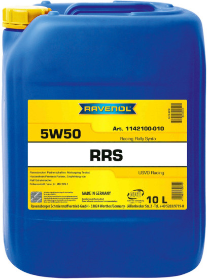 Моторное масло гоночное RAVENOL RRS Racing Rally Synto 5W-50