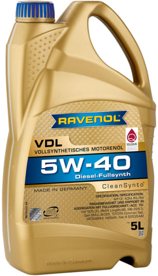 Моторное масло RAVENOL VDL 5W-40