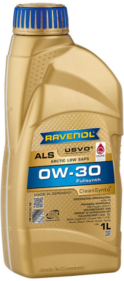 Моторное масло RAVENOL ALS 0W-30