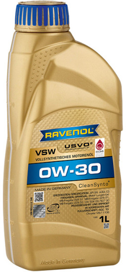 Моторное масло RAVENOL VSW 0W-30