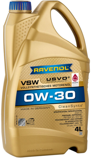 Моторное масло RAVENOL VSW 0W-30