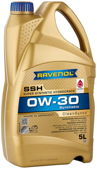 Моторное масло RAVENOL SSH 0W-30