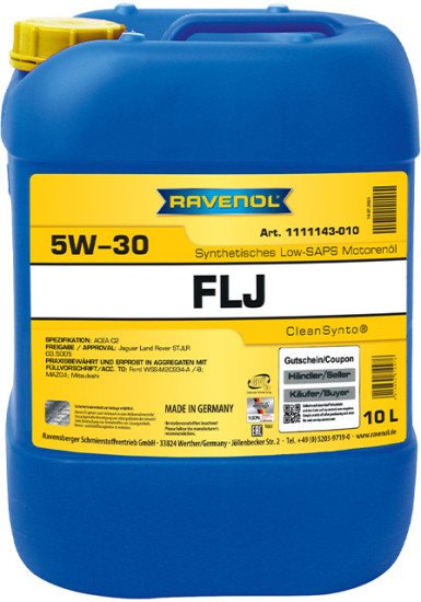 Моторное масло RAVENOL FLJ 5W-30