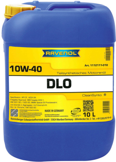Моторное масло RAVENOL DLO 10W-40