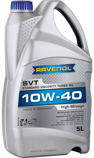 Моторное масло RAVENOL SVT 10W-40 для автомобилей с большим пробегом