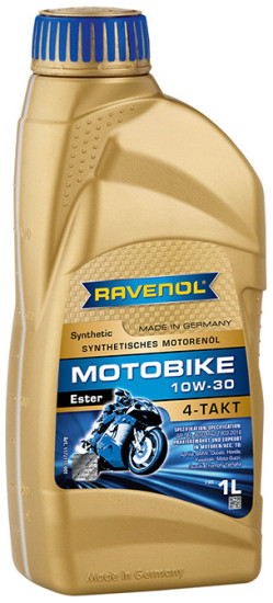 Моторное масло RAVENOL Motobike 4-T Ester 10W-30