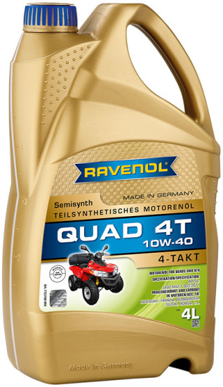 Моторное масло RAVENOL Quad 4-T 10W-40