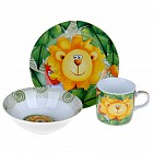 Набор детской посуды «Лёва», 3 предмета