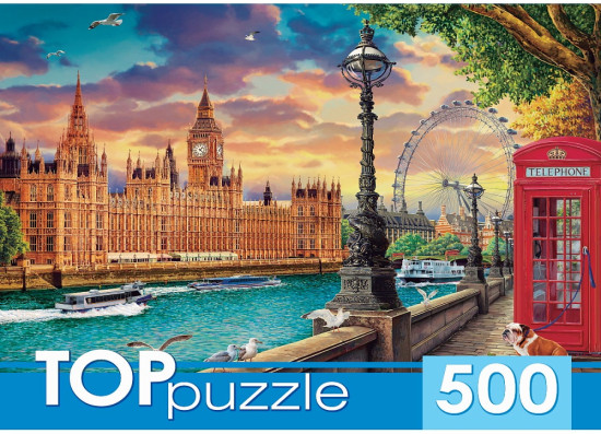 TOPpuzzle  Пазлы Красивый Лондон 500 деталей