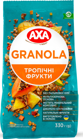 Гранола с тропическими фруктами