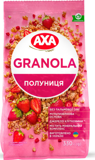 Гранола хрустящая с клубникой