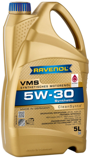 Моторное масло RAVENOL VMS 5W-30