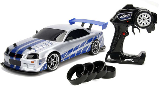 Радиоуправляемая модель Fast & Furious 1:10 Drift R/C: Nissan R34