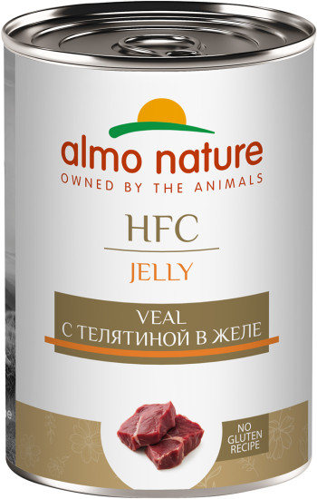 Корм консервированный полнорационный для собак с телятиной в желе «Veal»